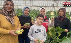 Kadın çiftçi hem üretiyor hem ihraç ediyor hem de pazarda satıyor