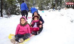 Antalya'nın zirvelerinde Nisan ayında kar sürprizi