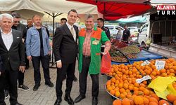 Kaymakam Öztürk’ten Salı Pazarı’na ziyaret