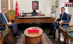 BASIN İLAN KURUMU ANTALYA BÖLGE MÜDÜRÜ ULUÇAMLIBEL’DEN KAYMAKAM ÖZTÜRK’E ZİYARET