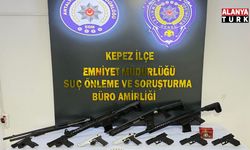 KEPEZ’DE ŞAFAK07 HUZUR-03 OPERASYONU: ÇOK SAYIDA SİLAH ELE GEÇİRİLDİ