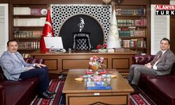 Şakir Öner Öztürk’ten Müftü Seven’e taziye ziyareti