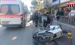 Otomobil ile motosikletin çarpıştığı kazada 1 kişi yaralandı