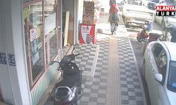 Kendi motosikleti gibi çalıp götürmesi saniyeler sürdü