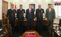 TCG BORA heyetinden Kaymakam Öztürk’e ziyaret