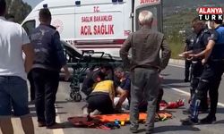 Alanya'da hafif ticari aracın çarptığı bisikletli öldü