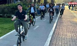 Alanya’da yeşil vatan için pedal çevirdiler