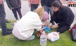 Aniden yola fırlayan 5 yaşındaki çocuğa otomobil çarptı