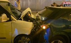 11 araçlı zincirleme kaza: 1 yaralı