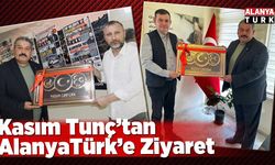 Kasım Tunç’tan AlanyaTürk Gazetesi’ne ziyaret