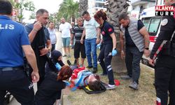 Karşıya geçmeye çalışan gence otomobil çarptı, kız arkadaşı ve annesi sinir krizi geçirdi
