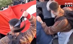 ODTÜ'de Türk Bayrağı açan öğrencilere çirkin saldırı