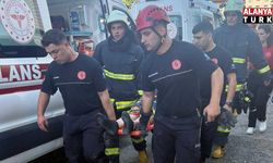 Alanya’da dairenin asma tavanı çöktü: 2 yaralı