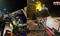 Alanya'da beton istinat duvarına çarpan sürücü hastanede öldü
