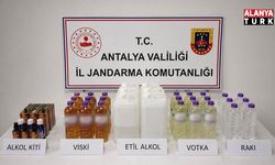Konyaaltı'nda kaçak alkol operasyonu