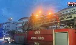 Alanya'da otel mutfağında çıkan yangın korkuttu