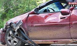 Alanya’da otomobille motosiklet çarpıştı: 1 yaralı