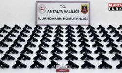 Antalya'da 100 adet ruhsatsız tabanca ele geçirildi