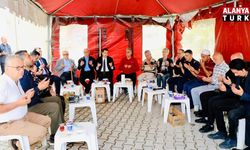 Kaymakam Öztürk’ten Başsavcı Tekin’e taziye ziyareti