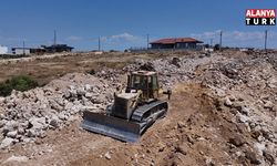 Aksu’da yeni imar yolu çalışmaları