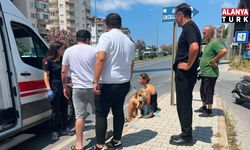 Alanya’da motosiklet kazasında sürücü ve yolcu yaralandı