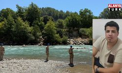 Alara Çayı'nda kaybolan genç için arama çalışmalarında 9. gün