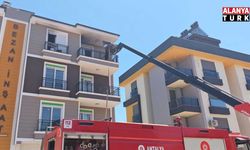 Apartman dairesindeki yangın korkuttu