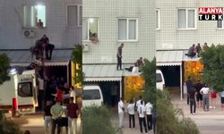 Cam silerken metrelerce yükseklikten düşen genç kız yaralandı