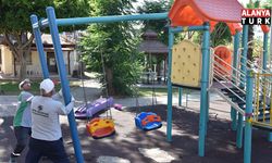 Kepez’den çocuklara güvenli oyun alanları