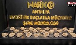 Antalya'da 16,6 kilogram eroin ele geçirildi