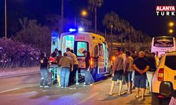 Gazipaşa'da aracın çarptığı yaya yaralandı