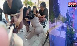 Genç kadını çocuğunun yanında hem dövdüler hem de videoya çektiler