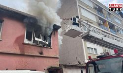 İki katlı müstakil evde çıkan yangın korkuttu