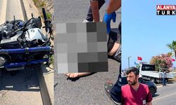Alanya’da feci kaza! Motosiklet sürücüsü yaşamını yitirdi