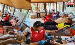 Antalya İl Jandarma Komutanlığı'ndan kan bağışına destek