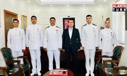 ALANYA SAHİL GÜVENLİK’TEN KAYMAKAM ÖZTÜRK’E ANLAMLI ZİYARET