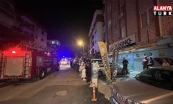Kentsel dönüşümdeki apartmanda çıkan yangın mahalleliyi sokağa döktü