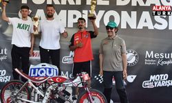 Kepez’de motodrag şampiyonları kupalarını aldı