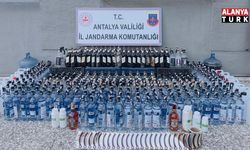 Manavgat'ta kaçak alkol operasyonu: 1 tutuklama