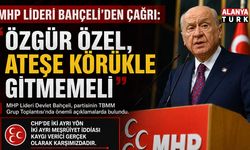 MHP Lideri Bahçeli'den çağrı: 'Özgür Özel, ateşe körükle gitmemeli'