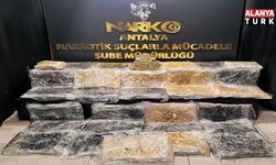 Antalya’da uyuşturucu operasyonu: 34 kilo skunk ele geçirildi