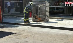 Elektrik trafosunda çıkan yangın korkuttu