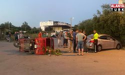 Üç tekerli elektrikli motosiklet otomobille çarpıştı: 4 yaralı