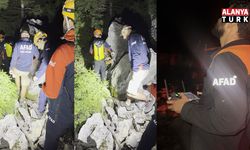 Uçurumun dibinde mahsur kaldı, AFAD'ın 8 saatlik operasyonuyla kurtarıldı