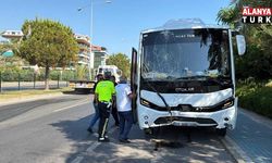 Alanya’da kaza yapan alkollü sürücünün ehliyetine el konuldu