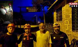 Yürüyüş sırasında yolunu kaybeden turisti AFAD kurtardı