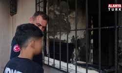 Antalya'da 13 yaşındaki çocuk çakmakla oynarken evi yaktı