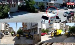 Aşırı sıcaktan etkilenen postacı motosikletiyle aydınlatma direğine çarptı