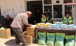 Büyükşehir'den Elmalı'da aşırı yağıştan etkilenen üreticilere destek
