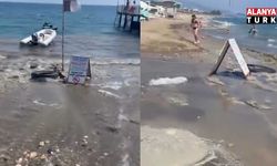 Alanya’da plajda skandal görüntü